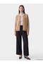 Rmz Gi̇yi̇m Farkiyla Zero Roba Collar Checkered Embroidered Women's Knitwear Cardigan - 2