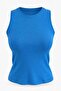 Thick Strap Basic Crop Athlete T-Shirt - 5