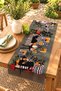 Bookworm Girl Patterned Runner/Tablecloth/American Service Tablecloth - 2