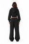 Winter Cotton Embroidered Premium Adjustable Cuffed Baggy Sweatpants - W235 - 4