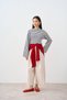 Women's Adjustable Waist Pleated Detail Trousers Beige - 3