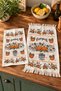 Kitchen Towel Printed 30X50 40X60 2 Pieces Drying Cloth Hand Towel