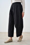 Women's Side Zipper Wide Leg Pants Black - 4