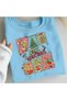 Merry Christmas Printed Cotton 3 Thread Threaded Crew Neck Oversize Sweatshirt