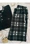 Men's Plaid Detailed Buttoned Long Sleeve Fleece Pajama Set - 4