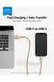 100W USB -C to USB -C Fast Charging Cable 2M,PD 3.0 & 480mbps iPhone 18/15 - Gold - 4