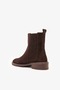 Calypso Brown Suede Leather Chelsea Boots - 2