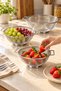 Riva 3-Piece Steel Strainer Set – Double-Handled, Footed Fine Wire Mesh Kitchen Strainer, 20 / 22 / 24 cm - 5
