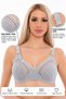 Cotton Combed Cotton Wire Free Supportless Unpadded Non-Padded Non-Cupped Gathering Minimizer Bra Sb1007