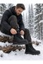 Kemal Aygün-Scooter Watertight Men's Leather Outdoor Boots Waterproof Lace-Up Boots - 4