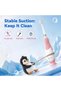 Toddler Electric Toothbrushes for Baby Ages 0-3 Years, Baby Toothbrush with Smart Timer and Suction Base, 4 Replacement Brush Heads SG-513 Pink - 4