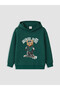 Nevavm Farkıyla Lcw Kids Green 3 Thread Printed Loose & Baggy Boys' Tracksuit Set - 3