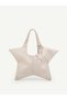 Cream Stella, Star Shaped, Star Charm Gift, Hand and Shoulder Bag