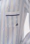 Lulu's Friends Shirt Collar Front Buttoned Long Sleeve Pocketed Trouser Set Striped Logo and Heart Print Detailed Sleeve and Pocket Embroidery Detailed Woven Viscose Fabric Women's Pajama Set - 6