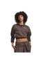 Rival Fleece Varsity Women's Brown High-Neck Sweatshirt