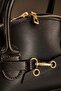 Oval Shape Women's Handbag with Belt Detail - 3