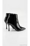 Women's Boots Pointed Toe Thin Heeled Crocodile Patterned Patent Leather Look Side Zipper Daily Stylish 8605 - 4