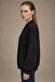 Oversize Zippered Bomber Cardigan - 2