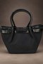 Suede Women's Shoulder and Hand Bag with Belt Detail - 4