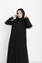 Nihan Yıldız Fabric Ferace Black 9096 - 2