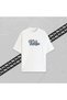 Manifest Tralala Mashallah Unisex Written Back Print Oversize T-Shirt 100% Cotton Crew Neck White - 2