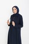 Nihan Yıldız Fabric Ferace Navy Blue 9096 - 6