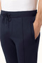 Men's Regular Fit Hooded Reversible Zippered Elastic Waist Navy Blue Tracksuit Set - 4