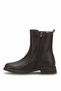 26Bk143.3450C Women's Genuine Leather Heeled Boots Brown - 3