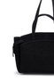 Suede Sole Women's Shoulder Bag with Makeup Bag and Side Belt Detail - 4