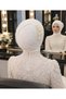 XXL Double Large Bun Hairpin and Inner Hairnet "90*90" Bridal Hairpin, Bridal Scarf, Bridal Accessories - 3