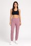 Women Regular Fit Brand Logo Outdoor Sweatpants, Mauve - 2