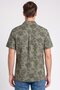 Men Regular Fit Floral Fit Short Sleeve Casual Shirt, Olive - 4