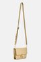 Women Brand Logo Cross Body Bag, Beige - 4