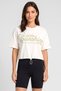Women Relaxed Fit Graphic Print Outdoor Top, White