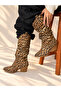 Terry Leopard Leather Black Sole Bellows Dallas Boots - 4