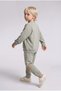 I3754A5Kh434 Khaki 100% Cotton Crocodile Printed and Appliqué Detailed 2-Piece Set for Baby Boy - 3
