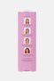 4 Pcs Heatless Curling Set, Pink - 2