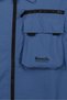 Men Brand Logo Long Sleeve Windbreaker Jacket, Slate Blue - 5