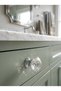 Crystal Transparent Chrome Button Handle Luxury Country Kitchen Furniture Cabinet Drawer Handle 20 mm Diameter - 3