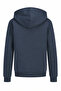 Boy's Navy Blue Hooded Sweatshirt Printed Kangaroo Pocket Casual Top 12298237 - 5