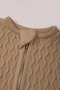 Knitwear Baby Swaddle Sleeping Bag - Hair Knitted Zippered Newborn Swaddle - 2