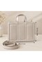 Urban Chic Designed Zippered Shoulder and Hand Bag with Strap - 3