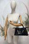 67-8141 Women's Black Shoulder and Shoulder Bag - 4