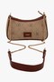 67-7204.2 Women's Fabric-Tan Crossbody Bag - 6