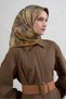 Silk Scarf 2025/2026 Autumn Winter - 9430D-01 - Tivil - Leaf Pattern