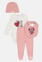 Toddlers Girl 4 Pcs Minnie Graphic Print Bodysuit And Pants Set, Multicolor - 3