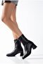 Women's Block Modern Heeled Boots - 2