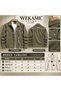 Men's Jean Denim Standard Fit Pocketed Buttoned Jeans Jacket - 5