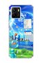 Vivo Y15S Compatible Transparent Phone Case with Jellyfish and City Print
