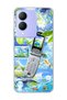 Vivo Y17S Compatible Flip Phone Case Nature Printed Transparent Phone Case